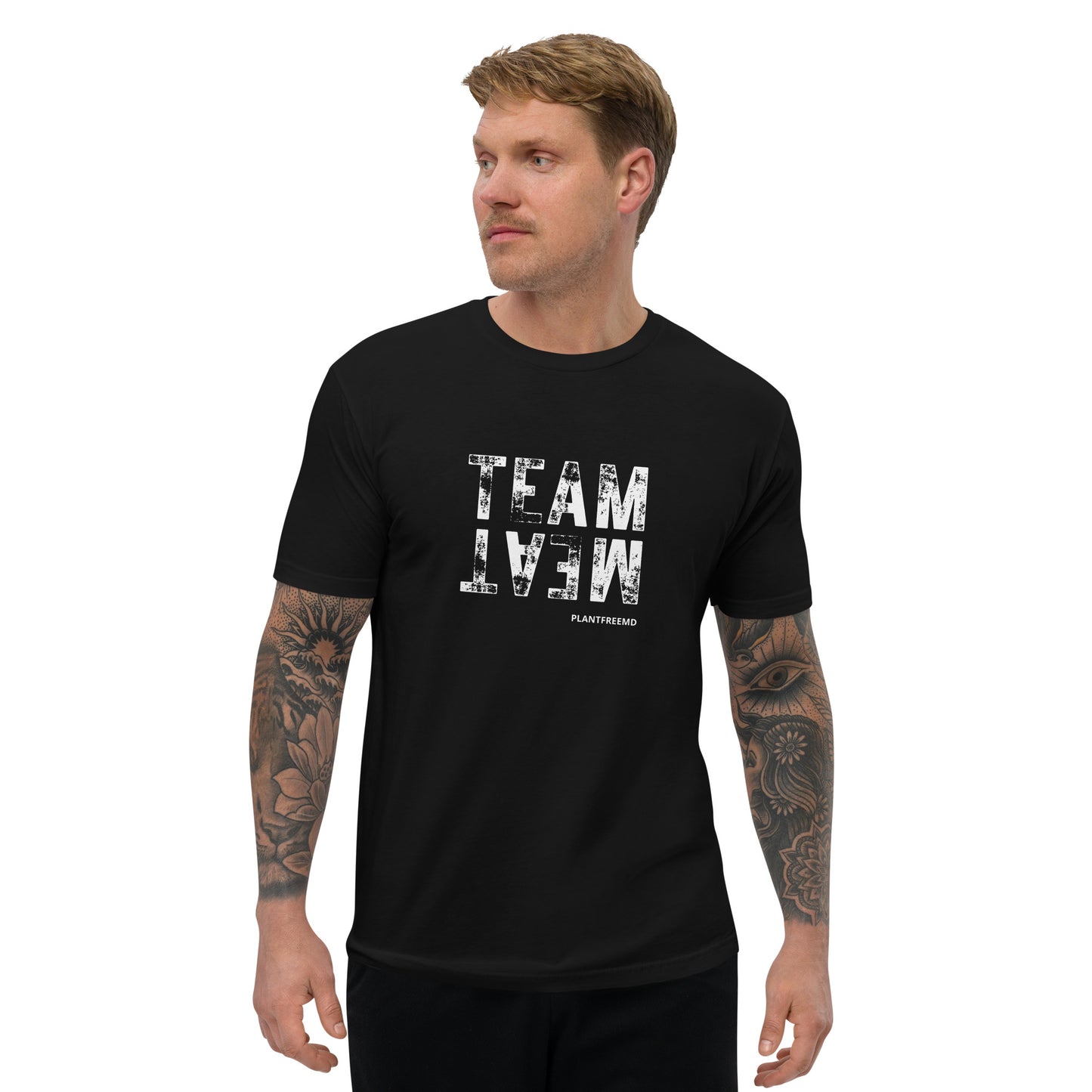 Team Meat Men's Fitted T-shirt