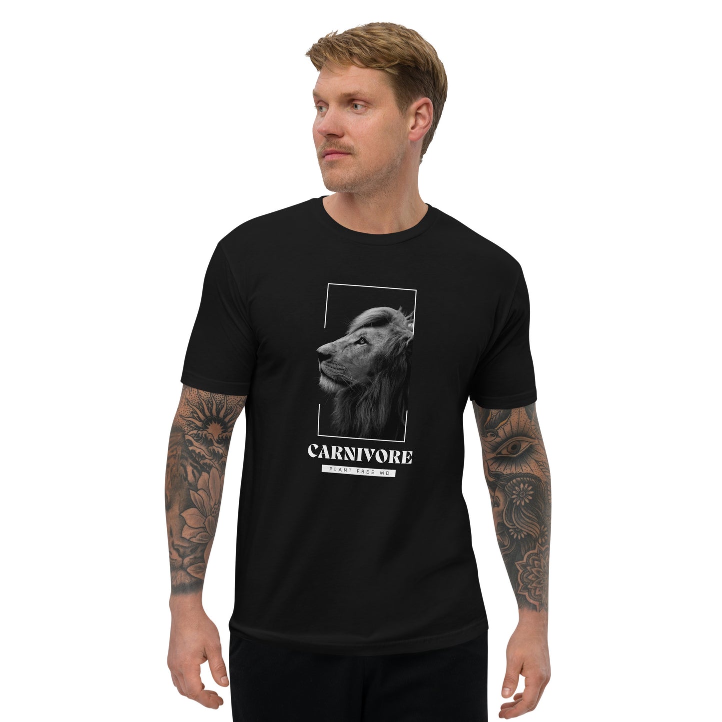 King Lion Carnivore Men's Fitted T-shirt