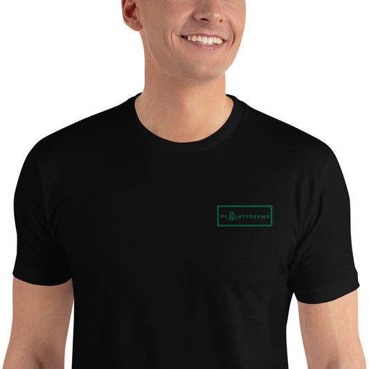 PlantFreeMD Embroidered Men's Fitted T-shirt