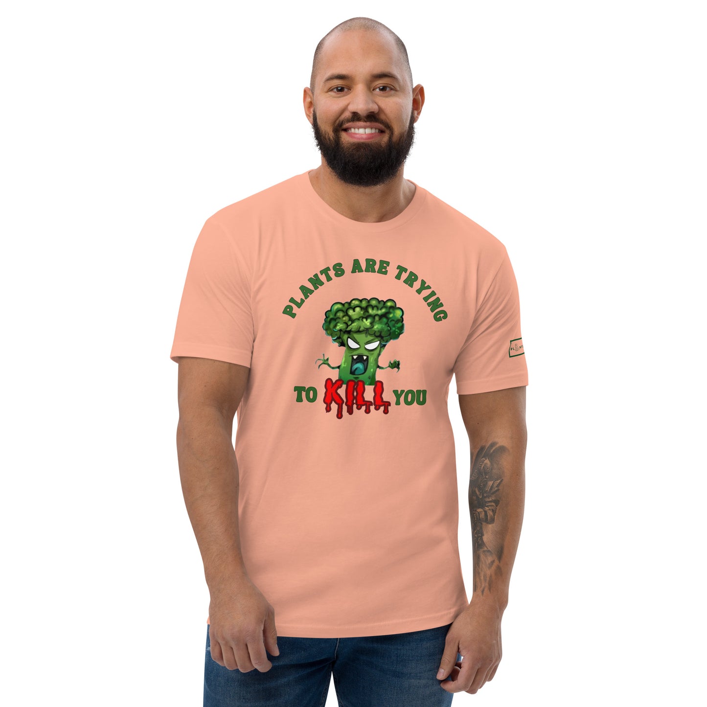 Plants Are Trying to K*ll You Men's Fitted T-shirt