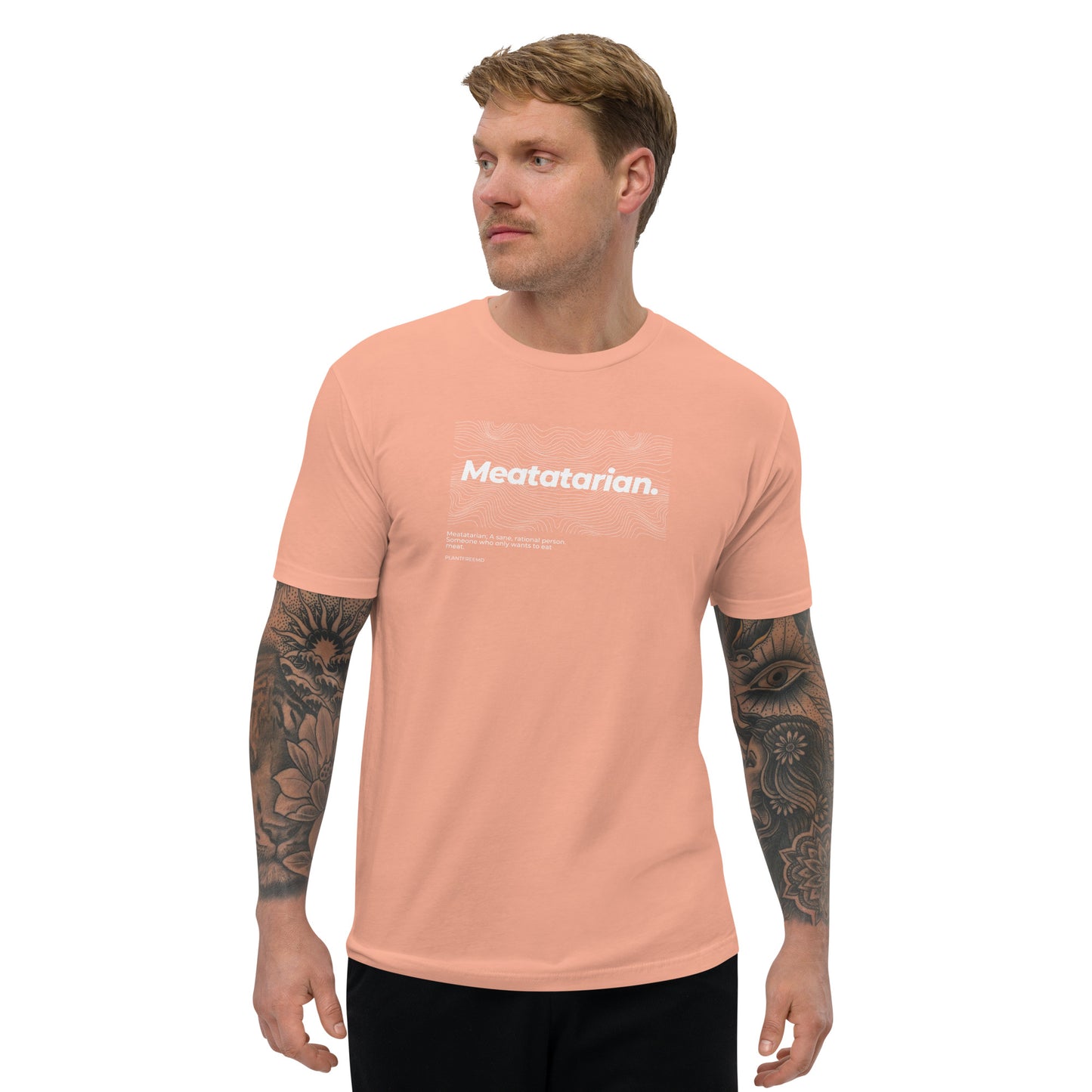 Meatatarian 2 Men's Fitted T-shirt