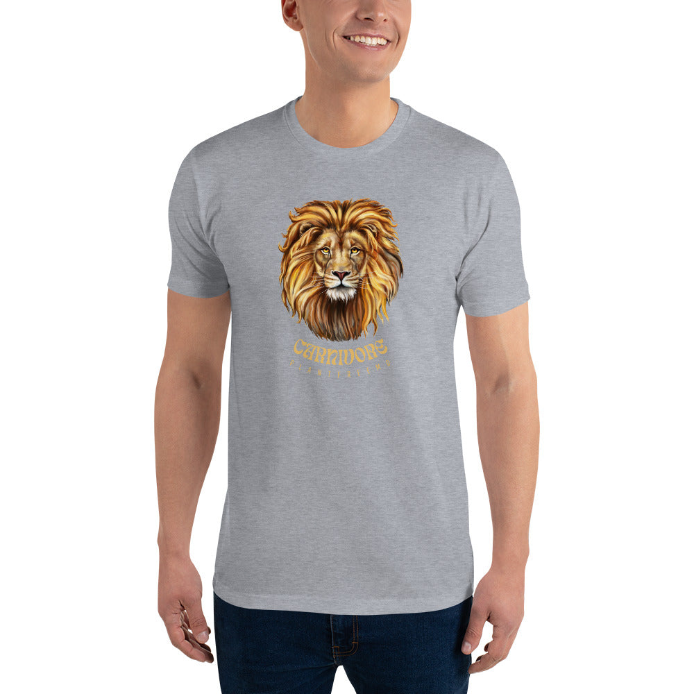 Carnivore Lion Men's Fitted T-shirt