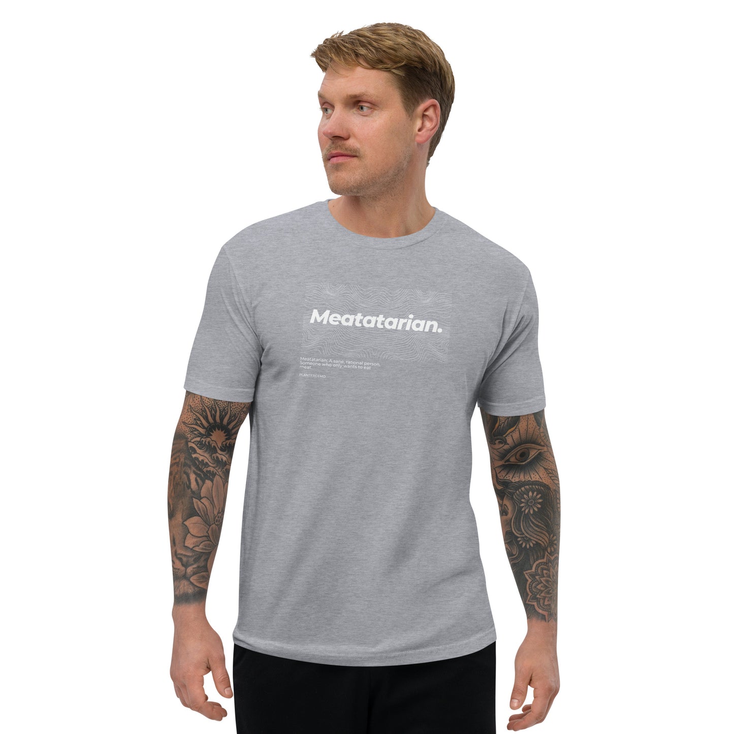 Meatatarian 2 Men's Fitted T-shirt