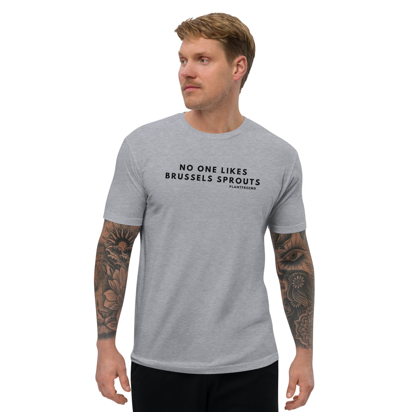 No One Likes Brussels Sprouts Men's Fitted T-shirt