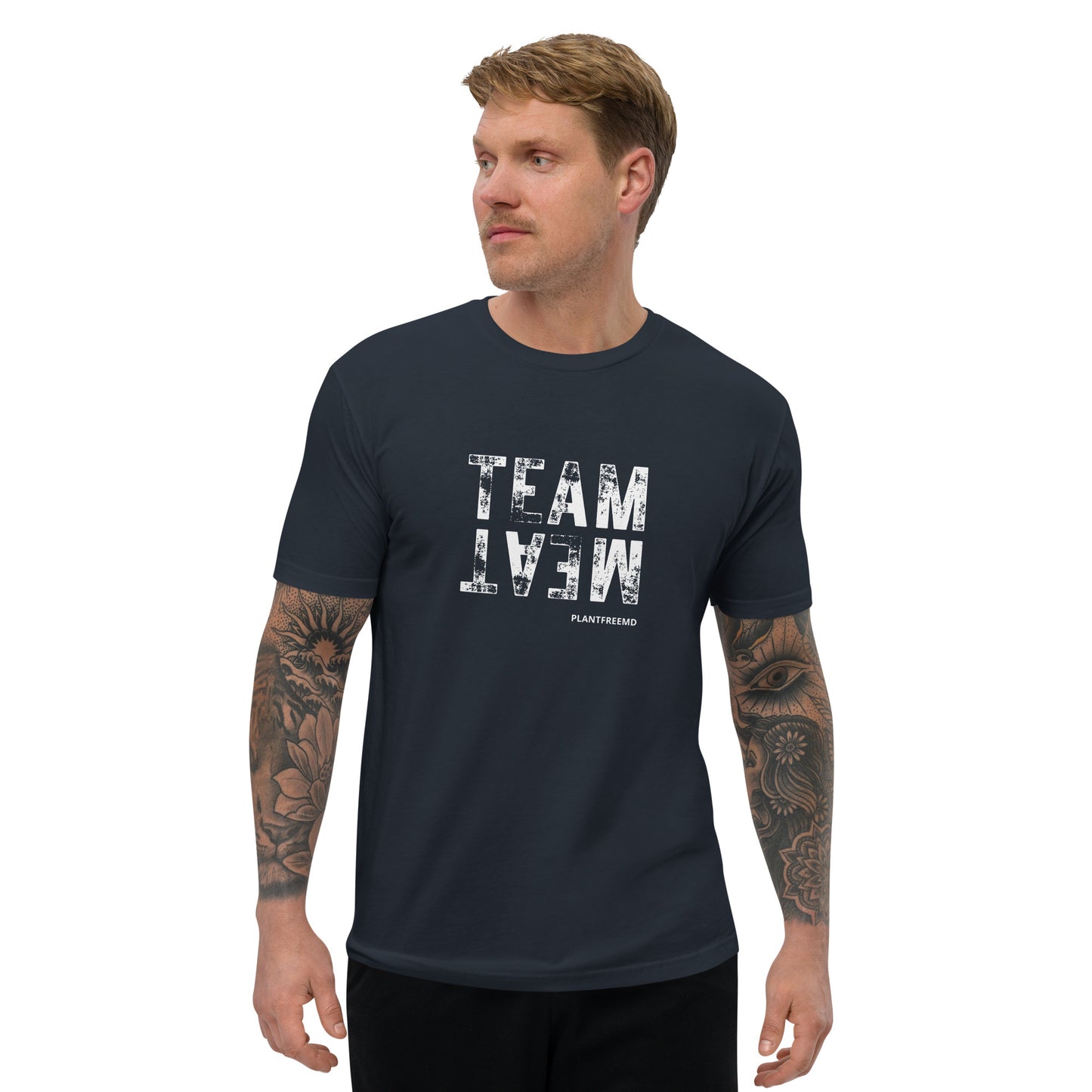 Team Meat Men's Fitted T-shirt