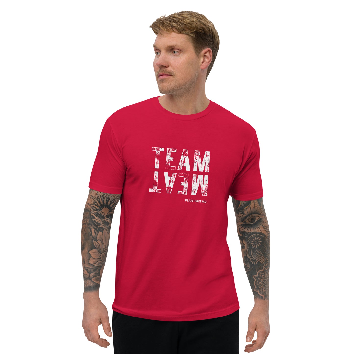Team Meat Men's Fitted T-shirt