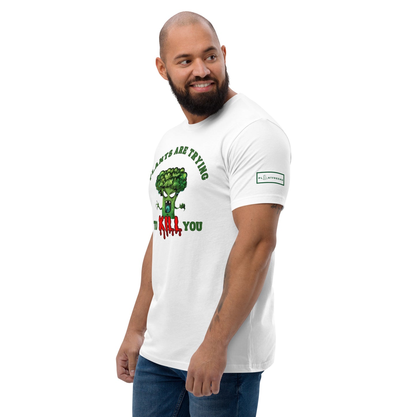 Plants Are Trying to K*ll You Men's Fitted T-shirt