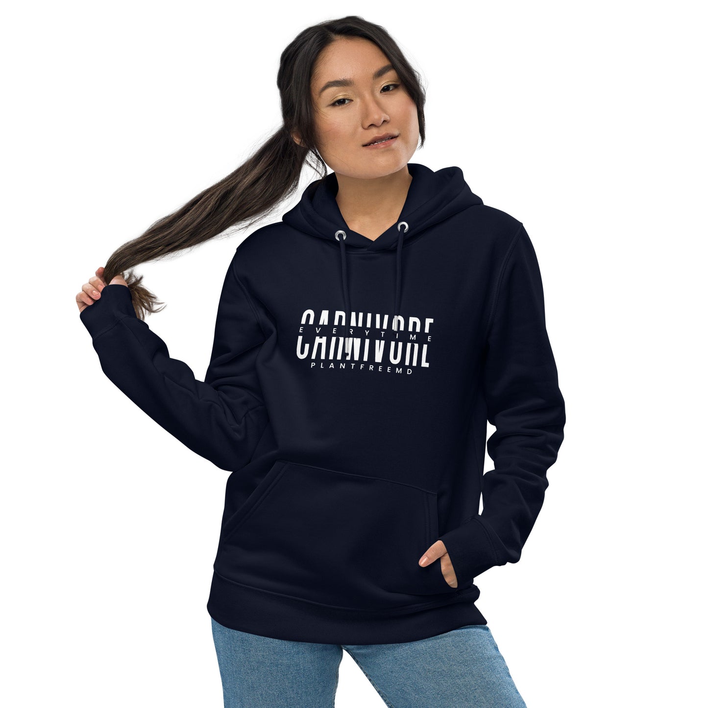 Carnivore Every Time Unisex essential eco hoodie