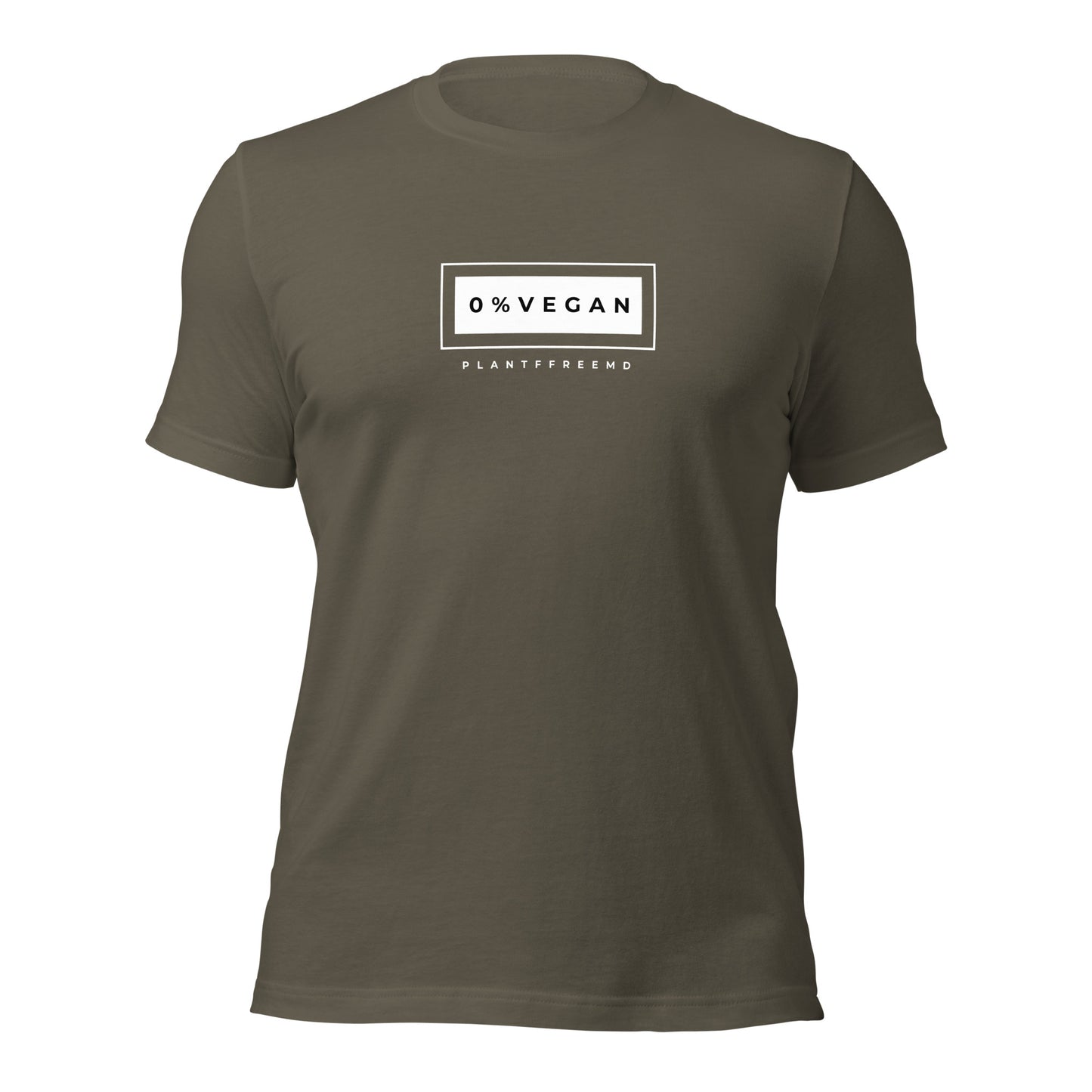 0% Vegan Unisex T-shirt