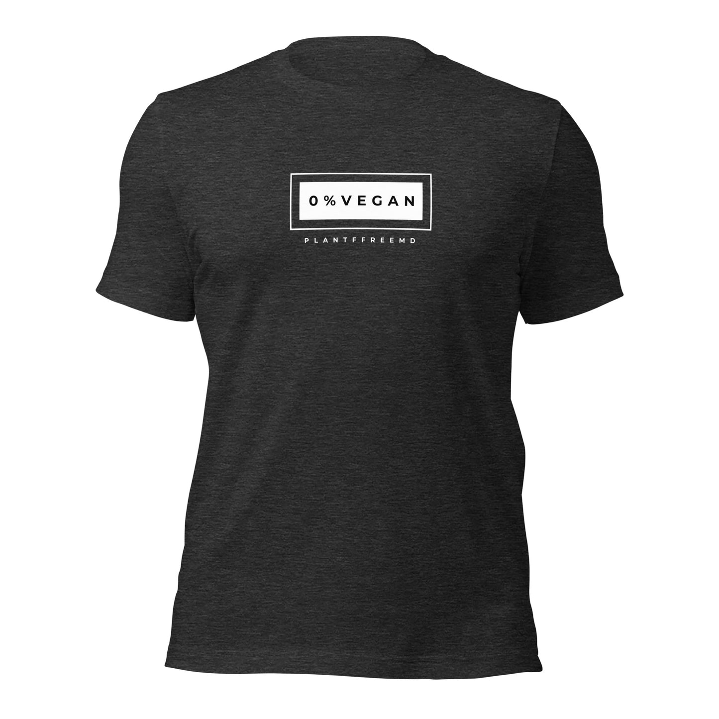 0% Vegan Unisex T-shirt