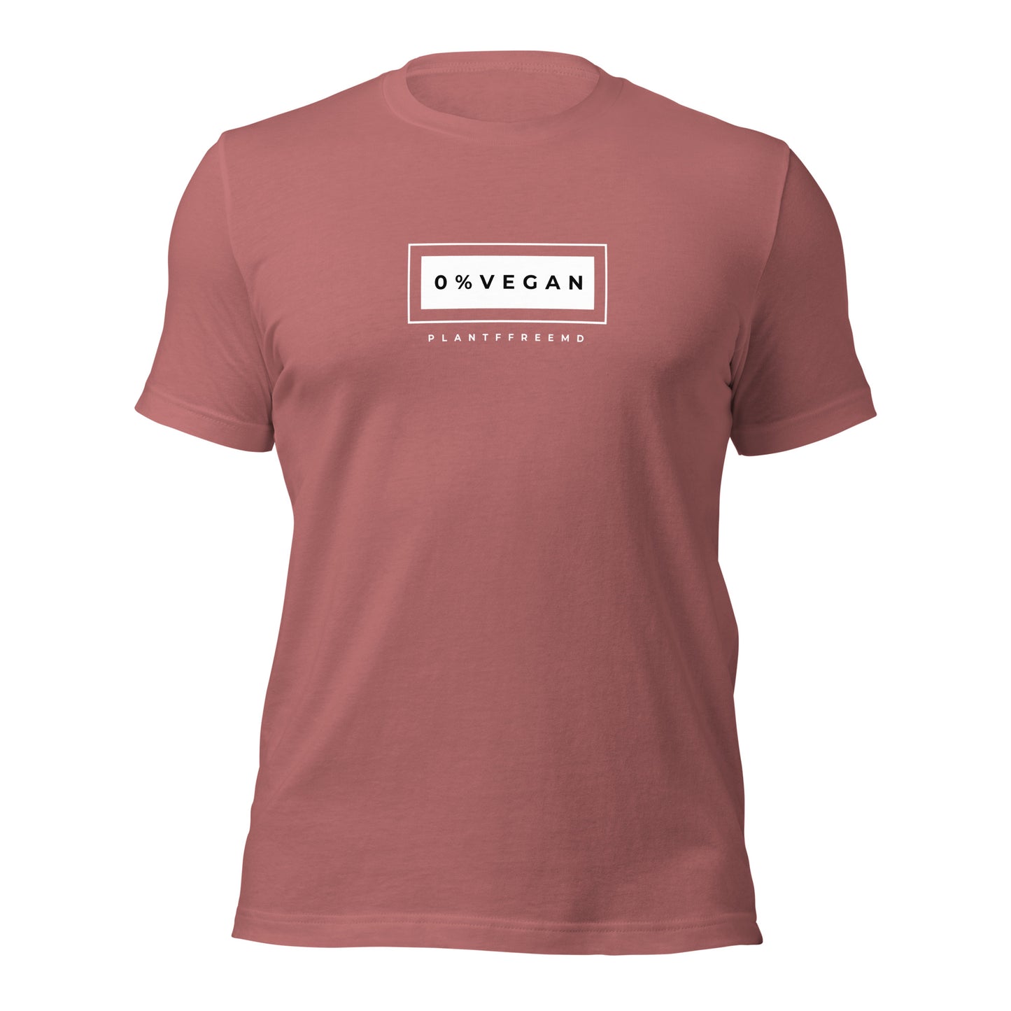 0% Vegan Unisex T-shirt