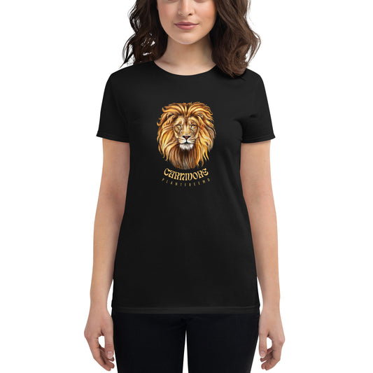 Carnivore Lion Women's Fitted T-shirt