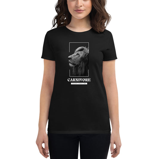 King Lion Carnivore Women's Fitted T-shirt