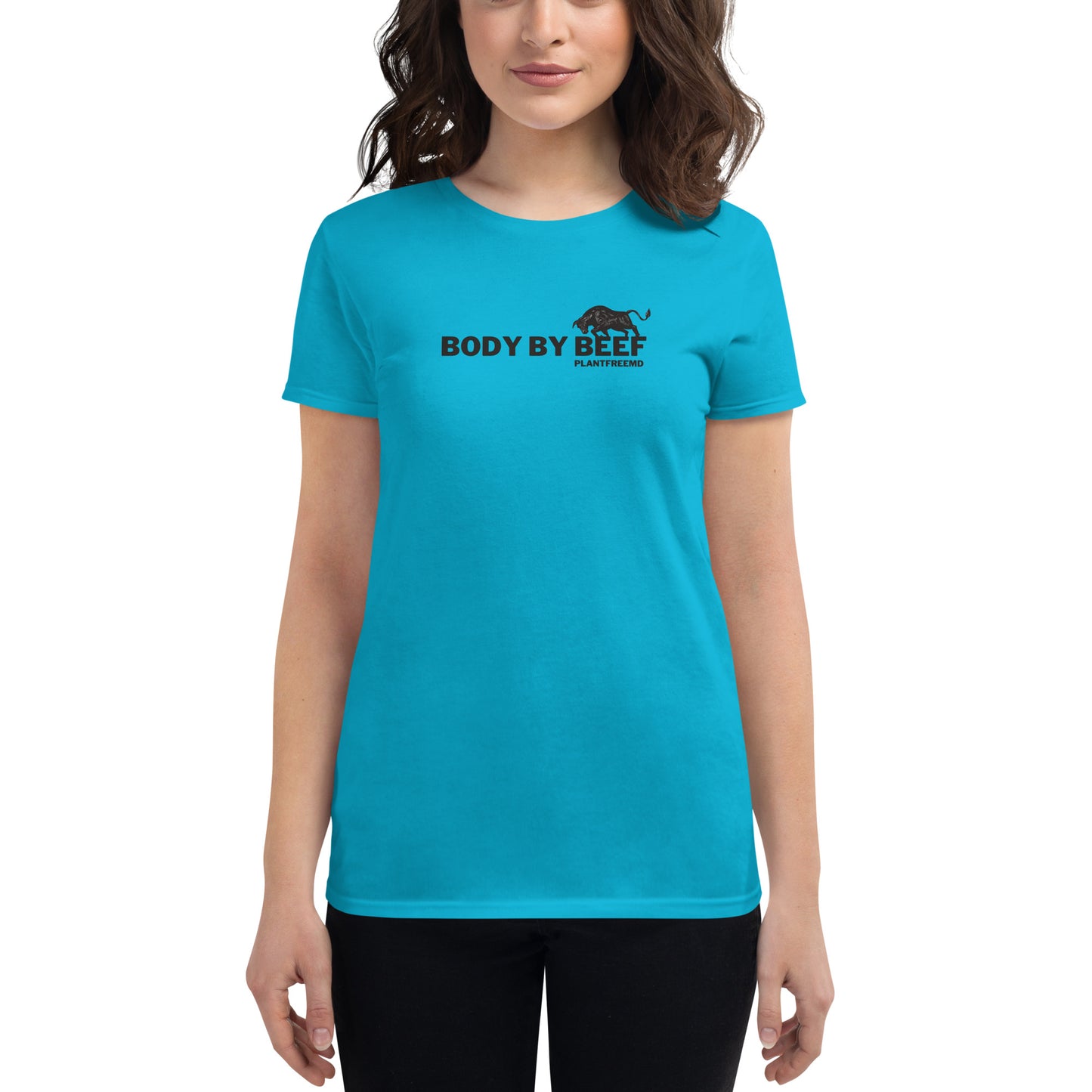 Body By Beef 2 Women's Fitted T-shirt