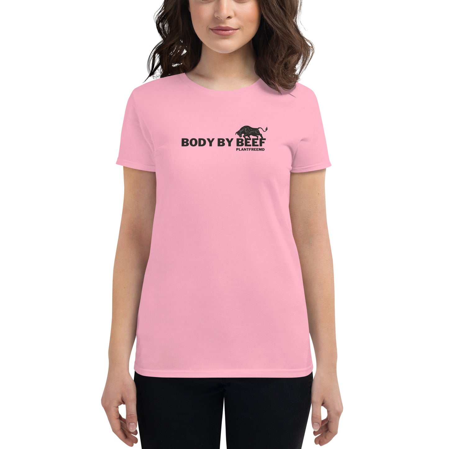 Body By Beef 2 Women's Fitted T-shirt