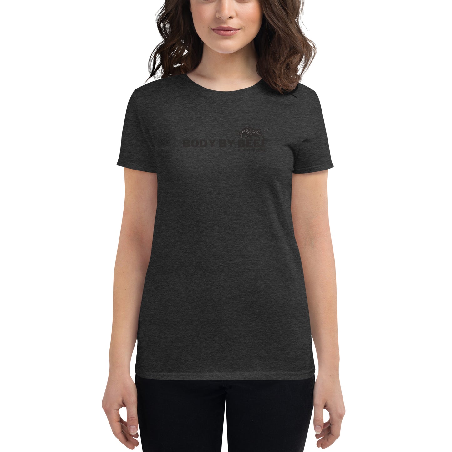 Body By Beef 2 Women's Fitted T-shirt