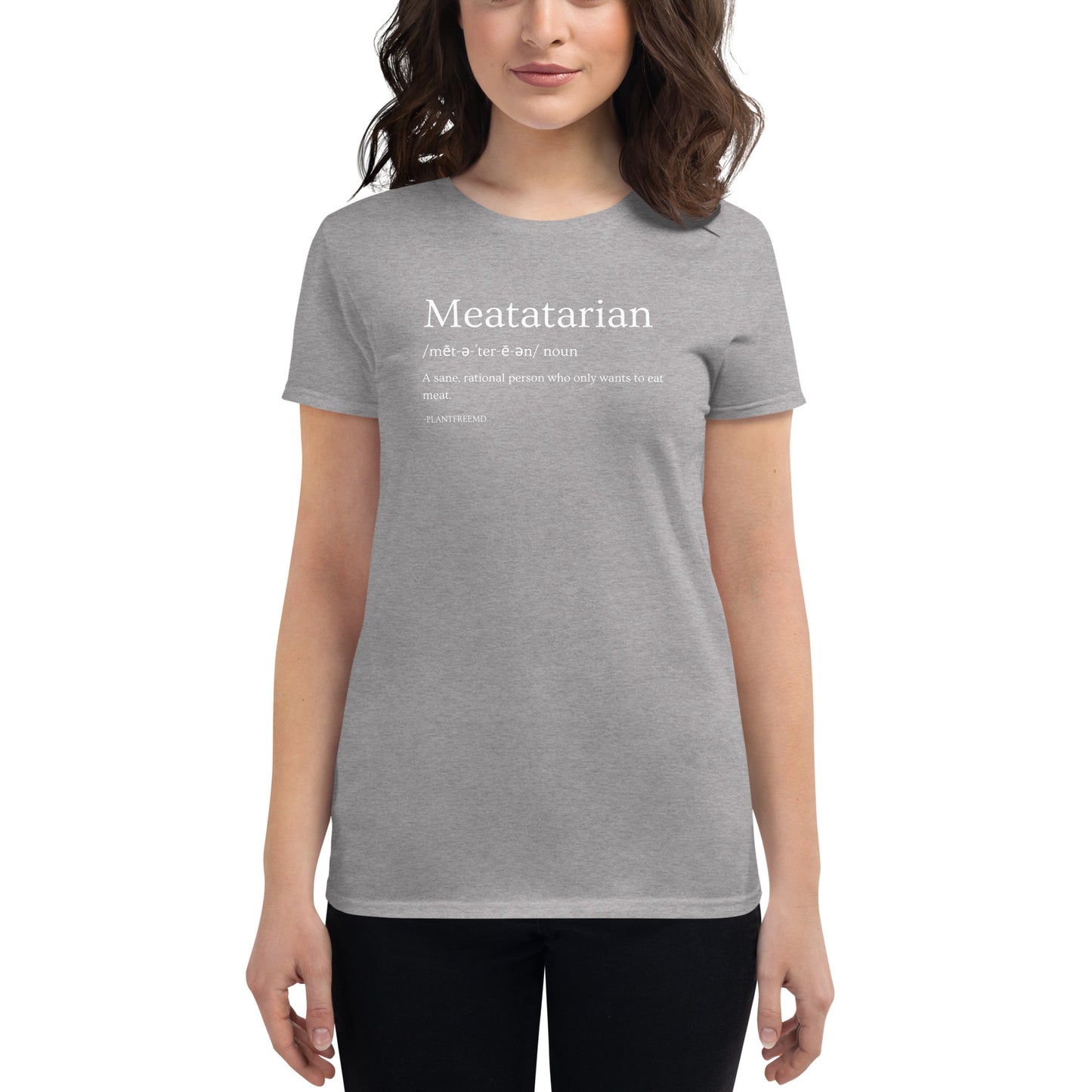 Meatatarian Women's Fitted T-shirt