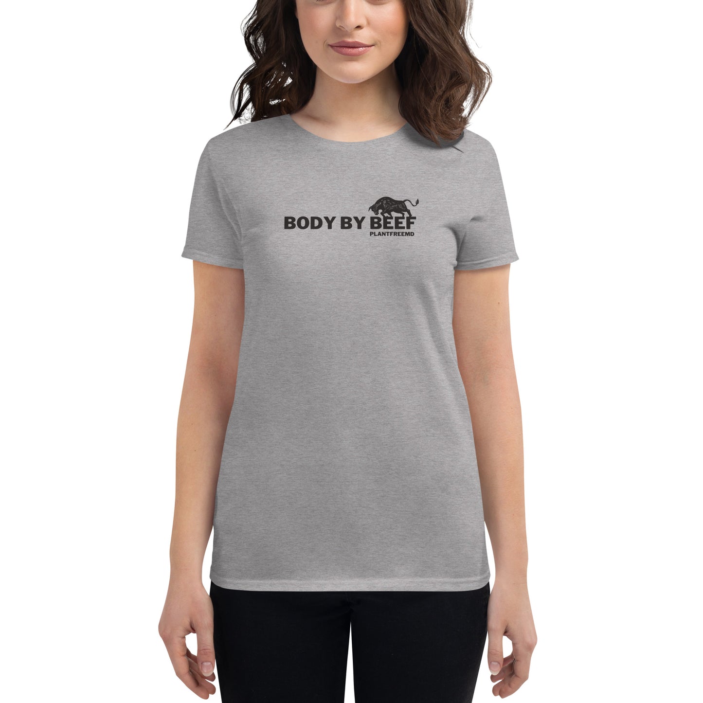 Body By Beef 2 Women's Fitted T-shirt