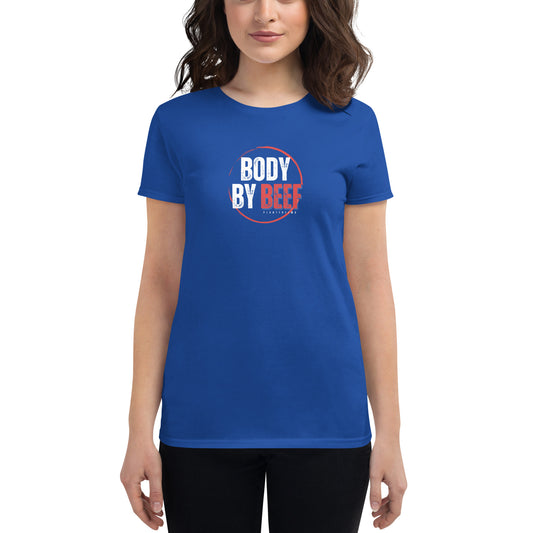 Body By Beef Women's Fitted T-shirt