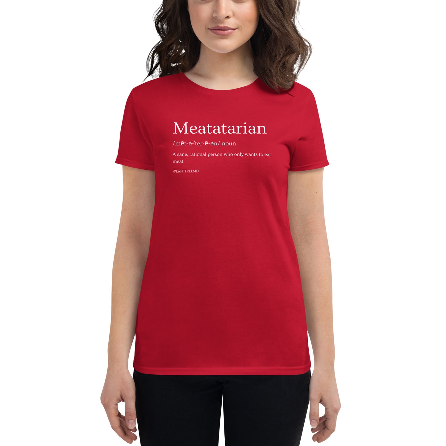 Meatatarian Women's Fitted T-shirt