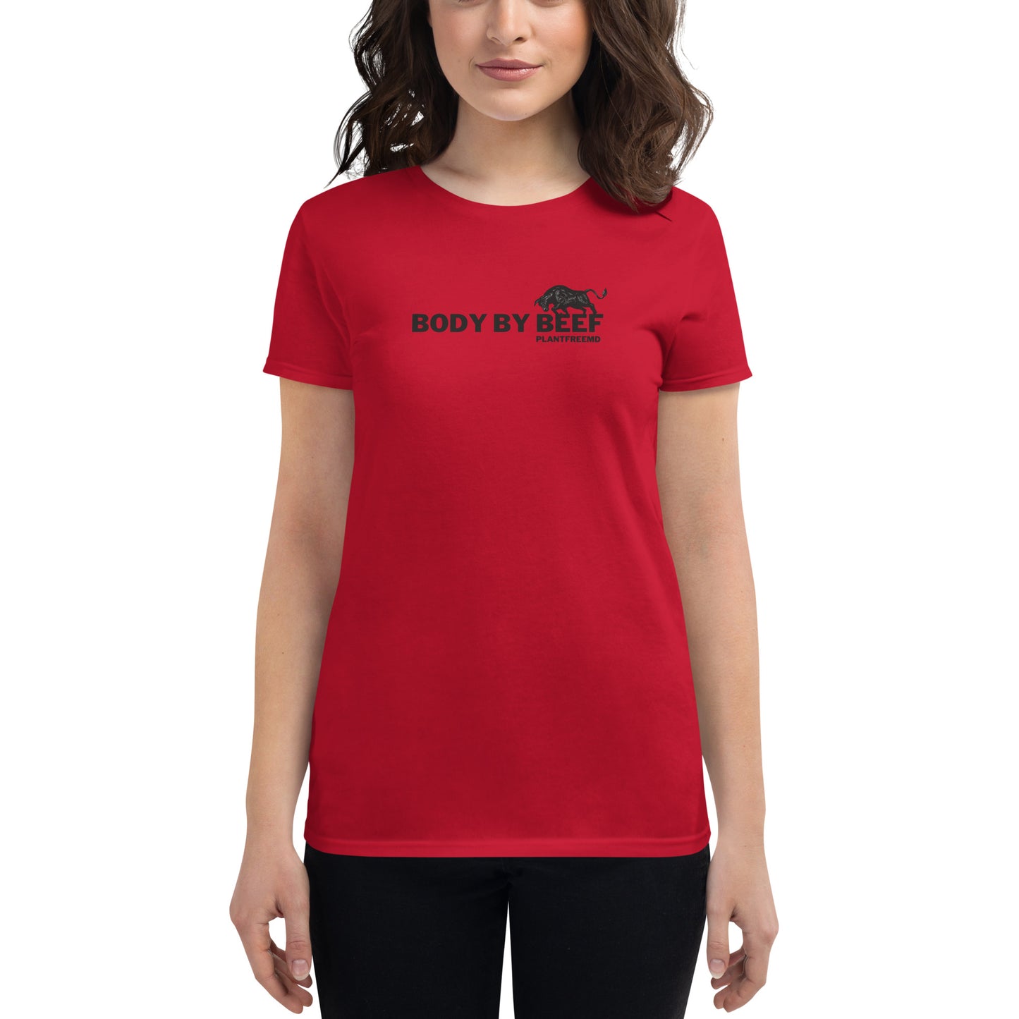 Body By Beef 2 Women's Fitted T-shirt