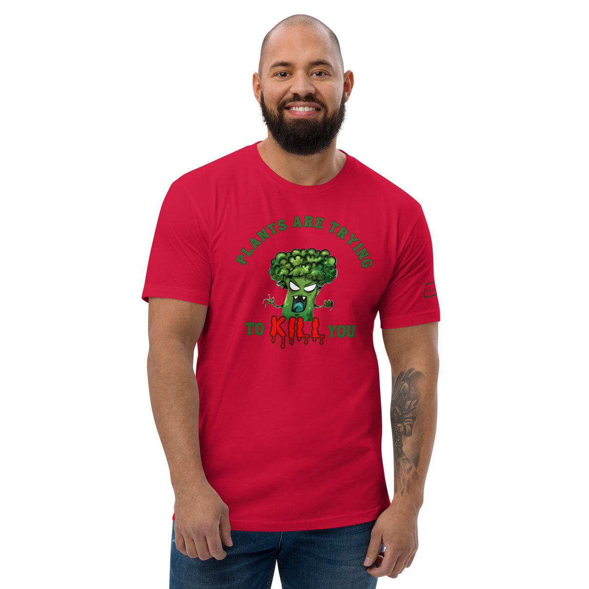 Plants Are Trying to K*ll You Men's Fitted T-shirt – PlantFreeTees