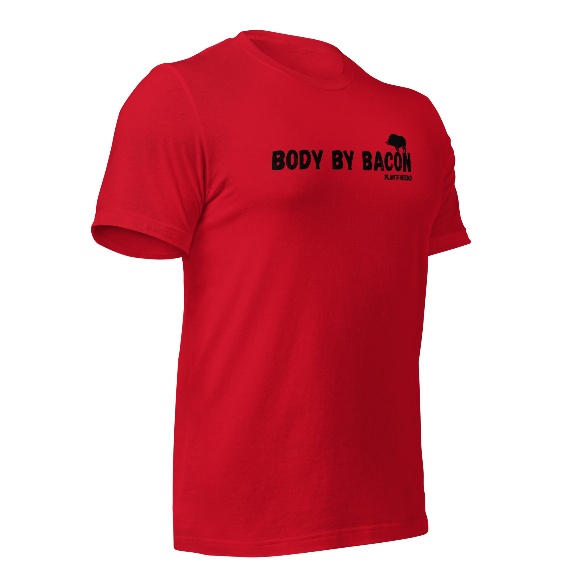 Red bacon t sales shirt